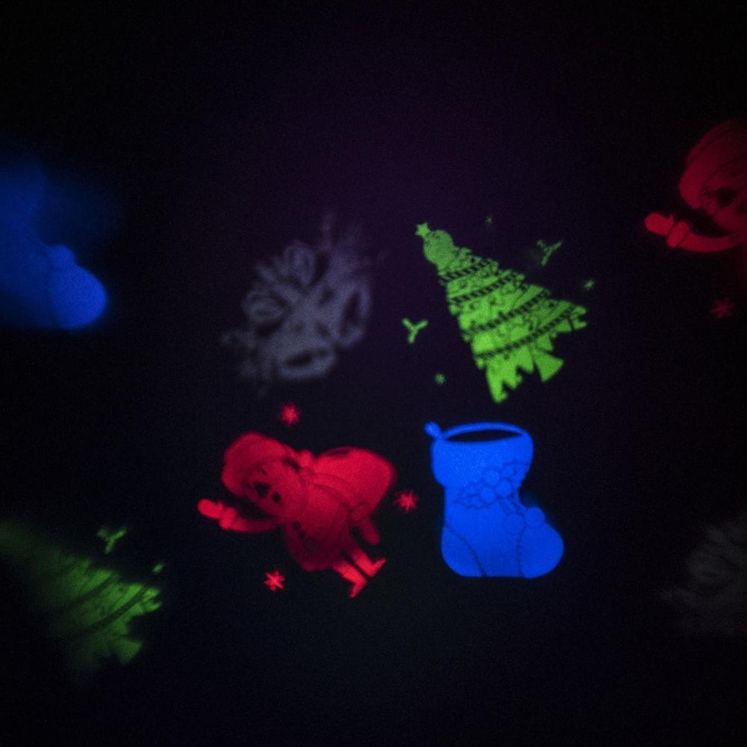Laserlampe fargede julemotiv IP44 utendørs-Julebelysning dekor og pynt ute-Konstsmide-4542-500-Lightup.no