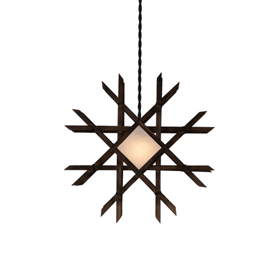Lea adventsstjerne 45 cm - Brun-Julebelysning adventstjerne-Globen Lighting-154206-Lightup.no