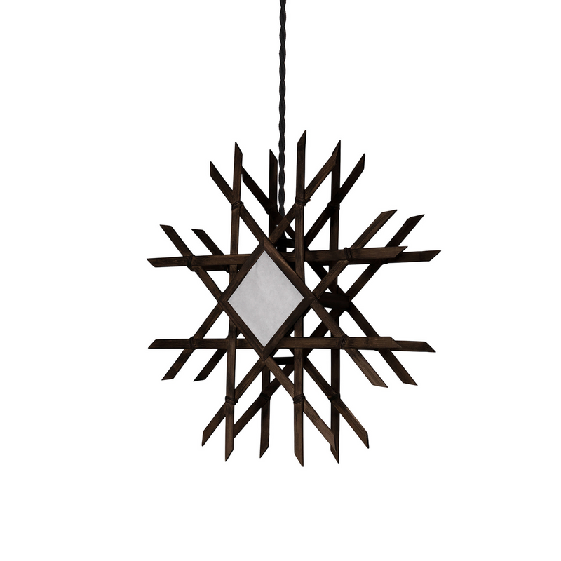 Lea adventsstjerne 45 cm - Brun-Julebelysning adventstjerne-Globen Lighting-154206-Lightup.no