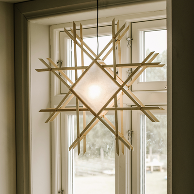 Lea adventsstjerne 70 cm - Natur-Julebelysning adventstjerne-Globen Lighting-174220-Lightup.no