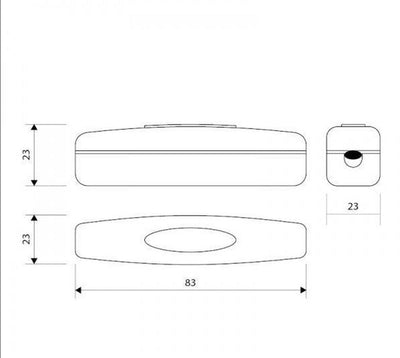 Led dimmer for kabel transparent-Elektro dimmere-Raxon-RL7165/LED-Lightup.no