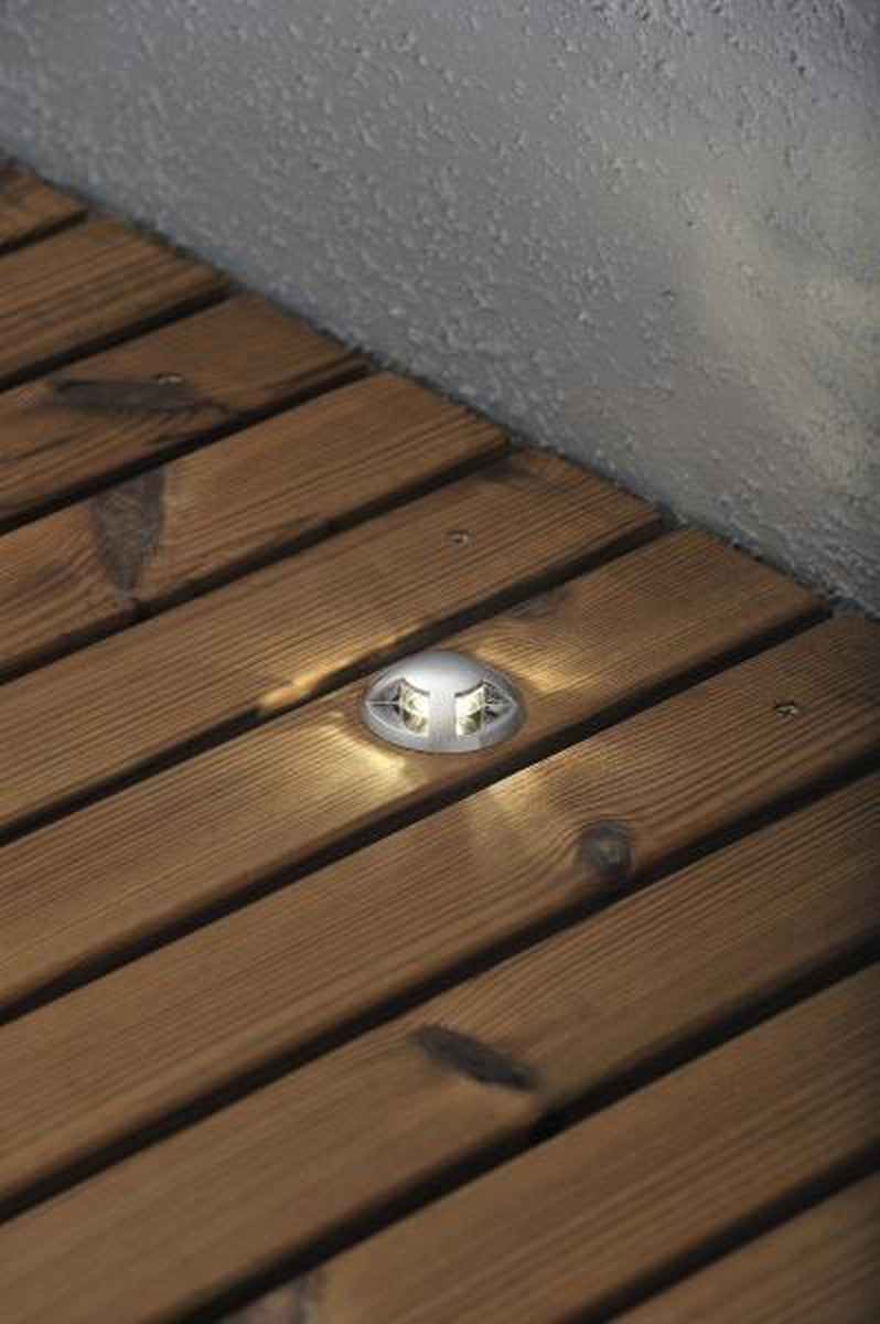 Led uplight sett 6 spots 6x0,36W-Utebelysning uplight-Konstsmide-Stål-7467-000-Lightup.no