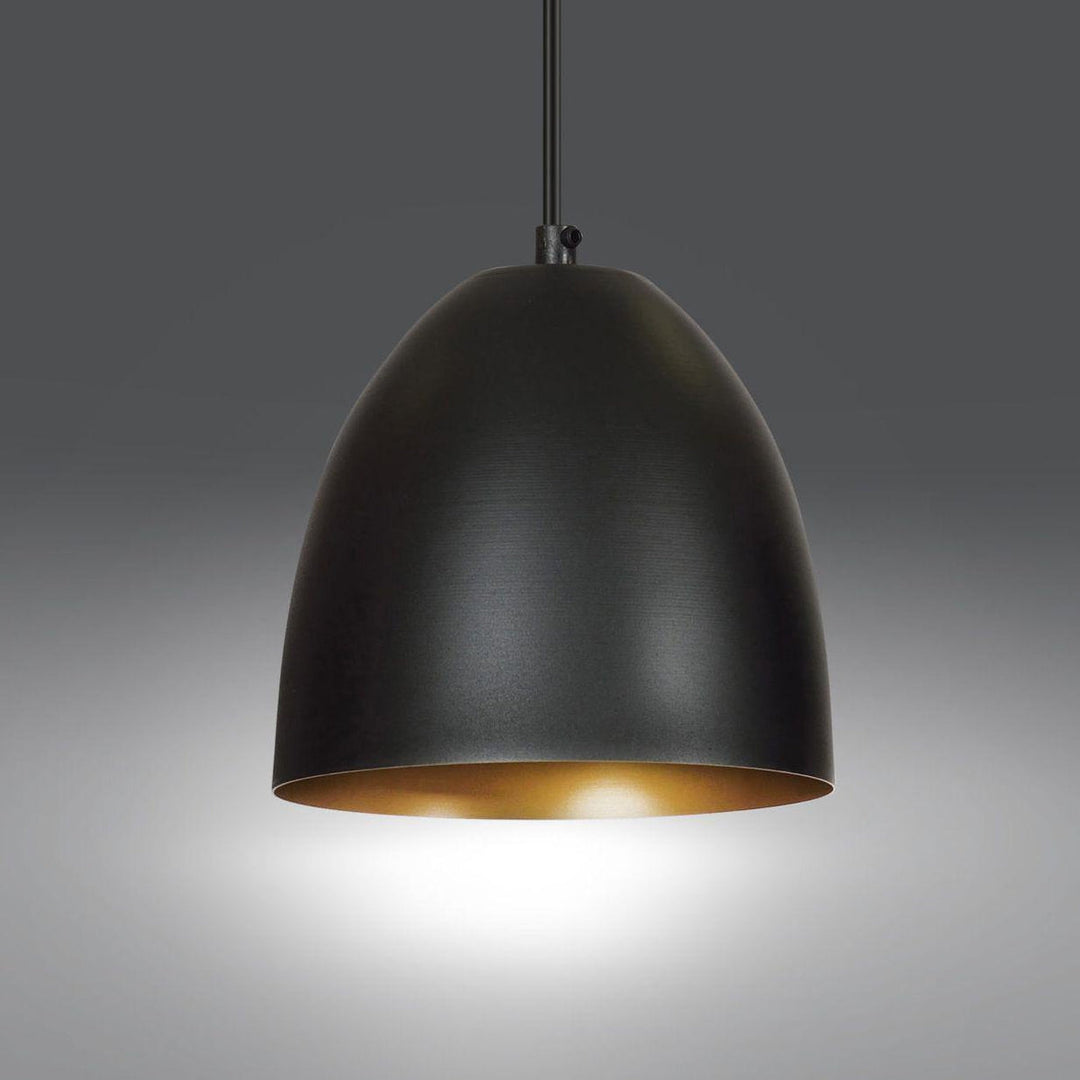 Lenox takpendel 1 lys - Svart/Gullfarget-Takpendler-Emibig-Svart / Gull-410/1-Lightup.no