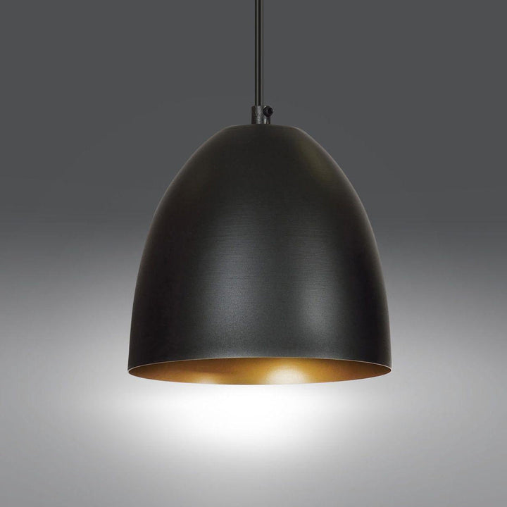 Lenox takpendel 1 lys - Svart/Gullfarget-Takpendler-Emibig-Svart / Gull-410/1-Lightup.no
