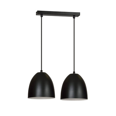 Lenox takpendel 2 lys - Svart/Hvit-Takpendler-Emibig-391/2-Lightup.no