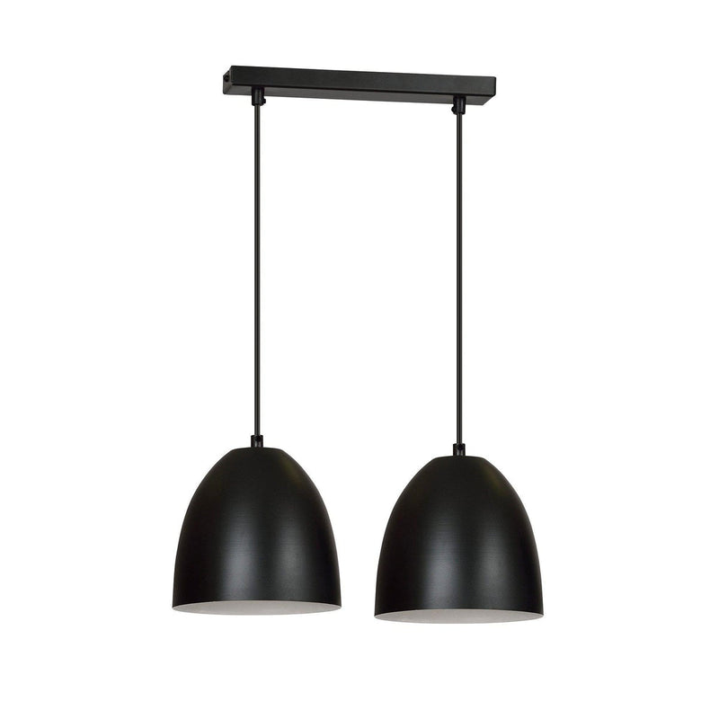 Lenox takpendel 2 lys - Svart/Hvit-Takpendler-Emibig-391/2-Lightup.no