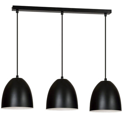 Lenox takpendel 3 lys - Svart/Hvit-Takpendler-Emibig-391/3-Lightup.no