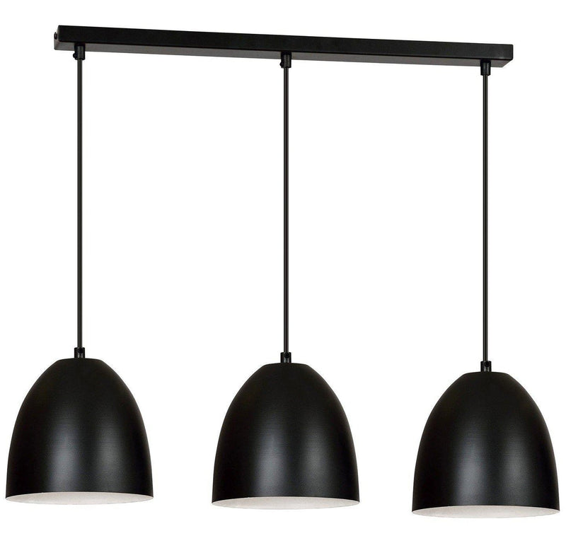 Lenox takpendel 3 lys - Svart/Hvit-Takpendler-Emibig-391/3-Lightup.no