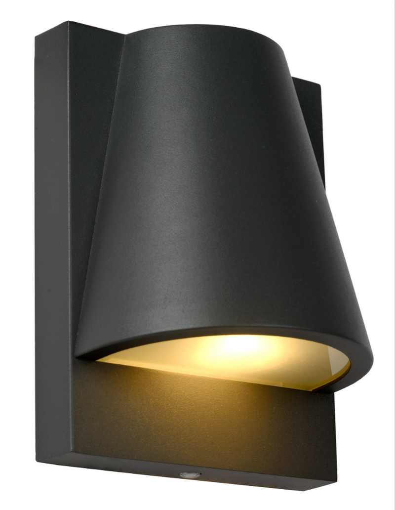 Liam vegglampe antrasitt grå-Utebelysning vegg veggskjold-Lucide-LC29898/01/29-Lightup.no