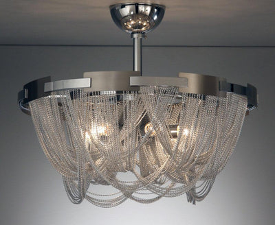 Lillkedjan taklampe 50 cm 6-lys - Stål-Taklamper-A-grossisten-A-457091-Lightup.no