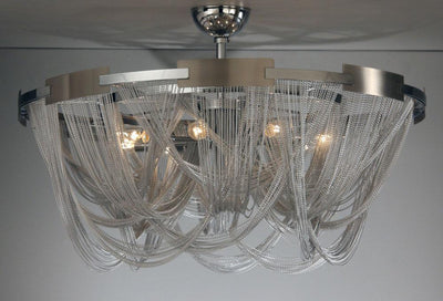 Lillkedjan taklampe 80 cm 8-lys - Stål-Taklamper-A-grossisten-A-457092-Lightup.no