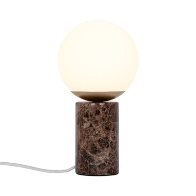 Lilly Marmor bordlampe - Brun-Bordlamper-Nordlux-2213575018-Lightup.no