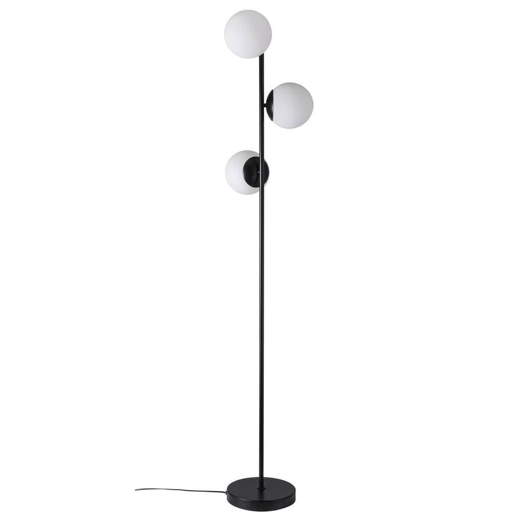 Lilly gulvlampe-Gulvlamper-Nordlux-Svart / Opal-48613003-Lightup.no