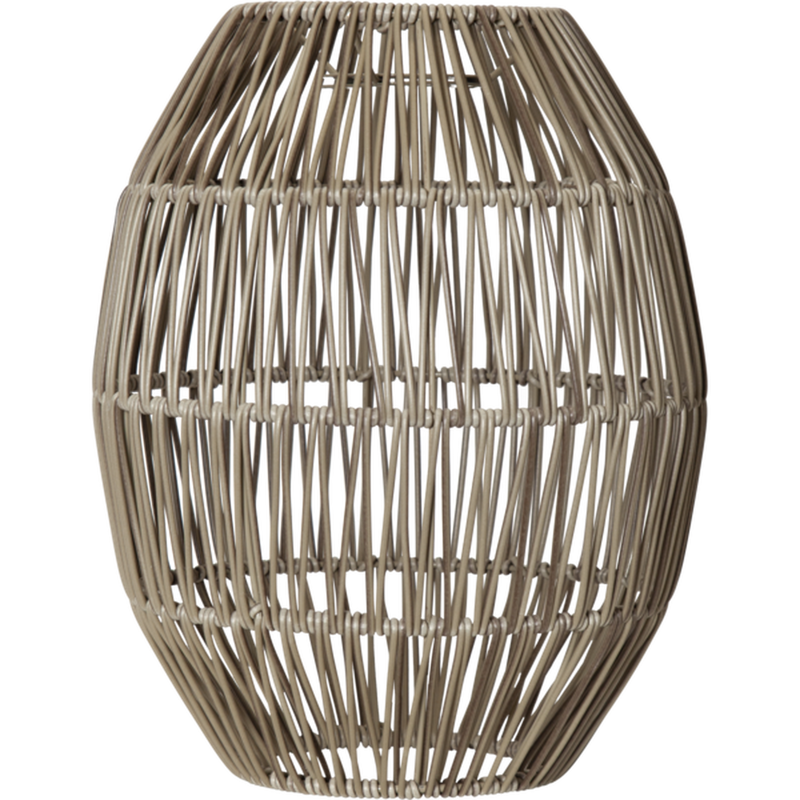 Linde utendørs lampeskjerm 24 cm IP44 - Grå/beige-Utebelysning Hagebelysning-Star Trading-092-08-Lightup.no