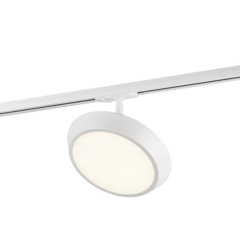 Link Diskie 1 meter skinne med 3 spotter 3 x 8W 3000K dimbar - Hvit-Link spotskinne-Nordlux-79079901+2110609901-Lightup.no
