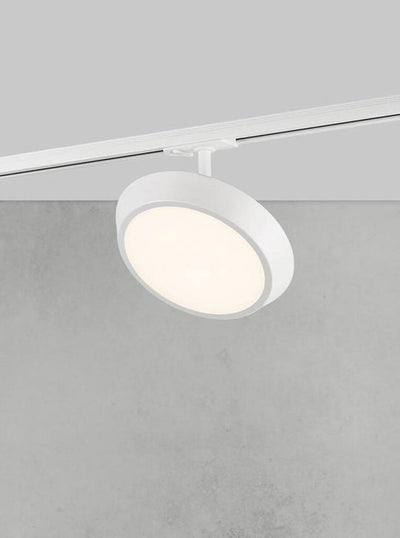 Link Diskie 1 meter skinne med 3 spotter 3 x 8W 3000K dimbar - Hvit-Link spotskinne-Nordlux-79079901+2110609901-Lightup.no