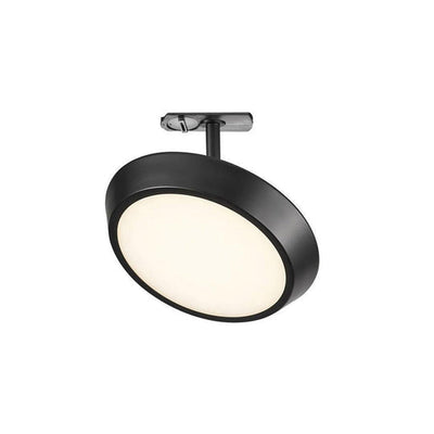 Link Diskie 1,8 meter skinne med 4 spotter 4 x 8W 3000K dimbar - Svart-Link spotskinne-Nordlux-2110589903+2110609903-Lightup.no
