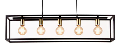 Lisboa takpendel 5 lys - Svart-Takpendler-Scanlight-168977-Lightup.no