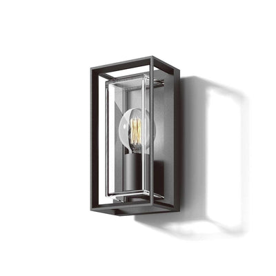 Loke vegglame utendørs IP65 E27 - Svart-Utebelysning vegg veggskjold-LOOM Design-LF-812-001-Lightup.no