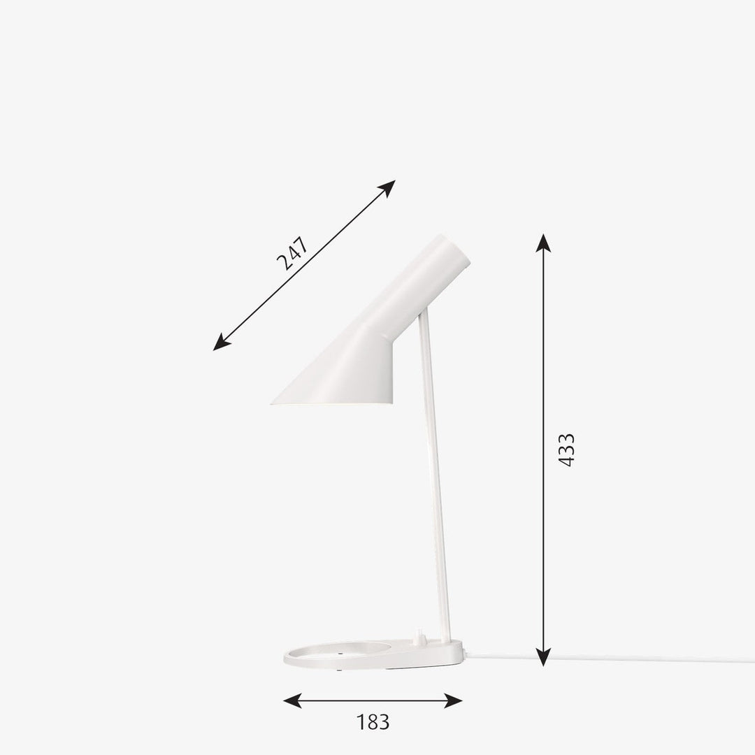 Louis Poulsen AJ Mini Bordlampe-Bordlamper-Louis Poulsen-Hvit-LP__5744167194-Lightup.no