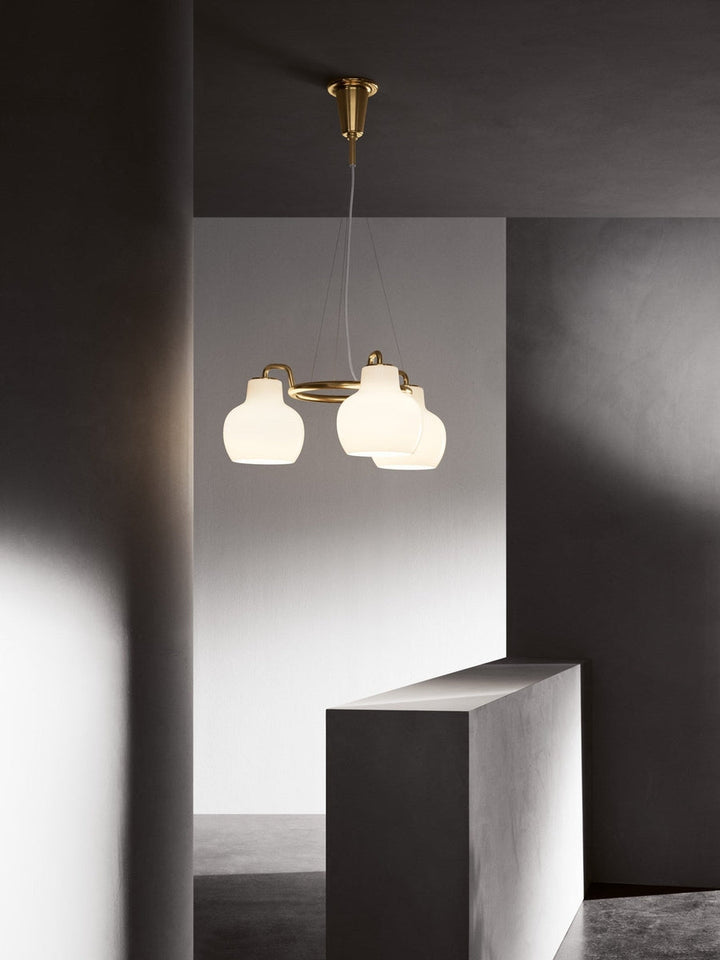 Louis Poulsen VL Ring Crown 3 taklampe-Takpendler-Louis Poulsen-Messing / Opal-LP__5741094370-Lightup.no