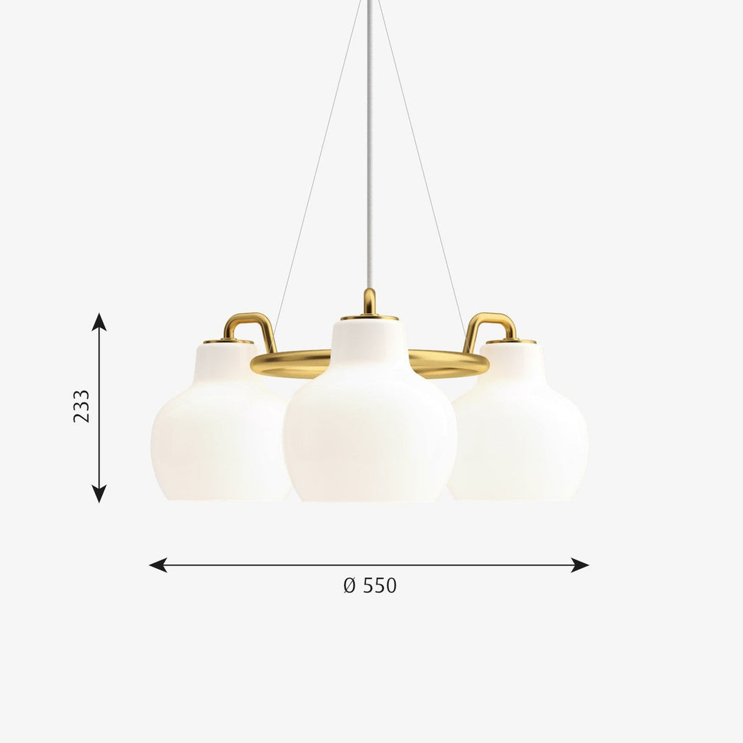 Louis Poulsen VL Ring Crown 3 taklampe-Takpendler-Louis Poulsen-Messing / Opal-LP__5741094370-Lightup.no