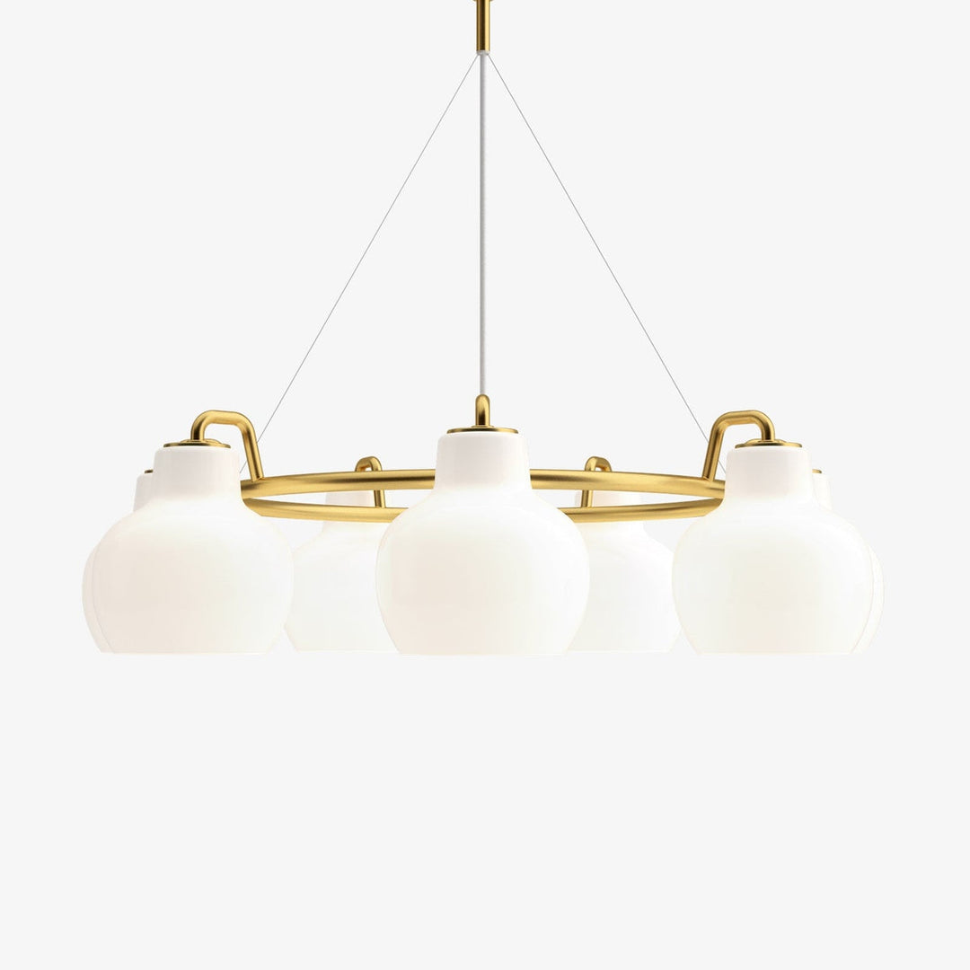 Louis Poulsen VL Ring Crown 7 taklampe-Takpendler-Louis Poulsen-Messing / Opal-LP__5741094396-Lightup.no