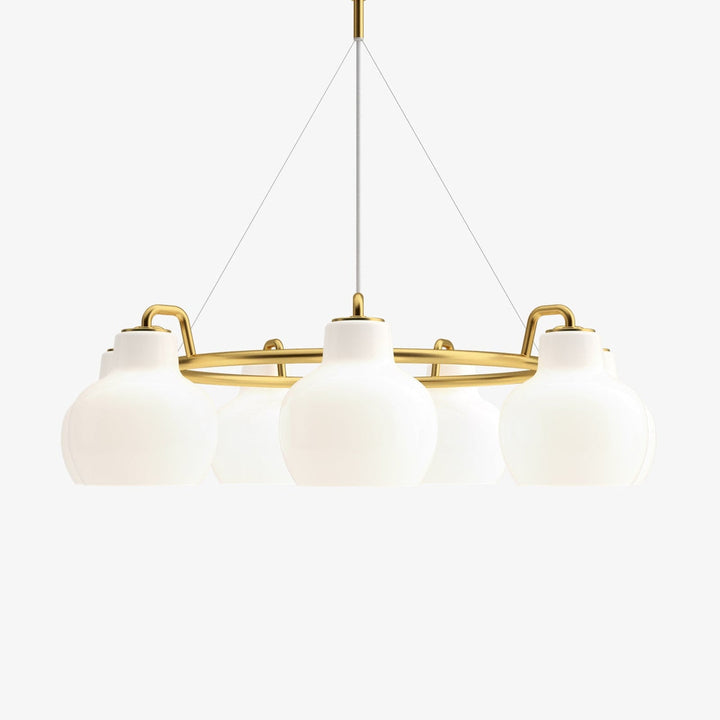 Louis Poulsen VL Ring Crown 7 taklampe-Takpendler-Louis Poulsen-Messing / Opal-LP__5741094396-Lightup.no
