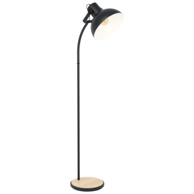 Lubenham gulvlampe - Svart-Gulvlamper-Eglo-43166-Lightup.no
