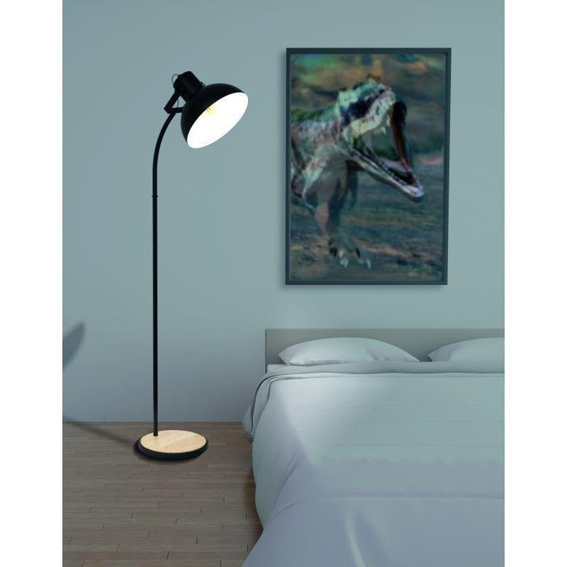 Lubenham gulvlampe - Svart-Gulvlamper-Eglo-43166-Lightup.no
