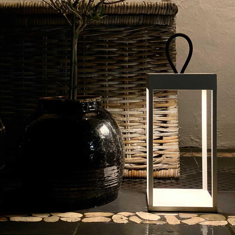Lucerna lanterne/lykt 30 cm IP65 - Hvit-Utebelysning Hagebelysning-LOOM Design-LF-802-001-Lightup.no