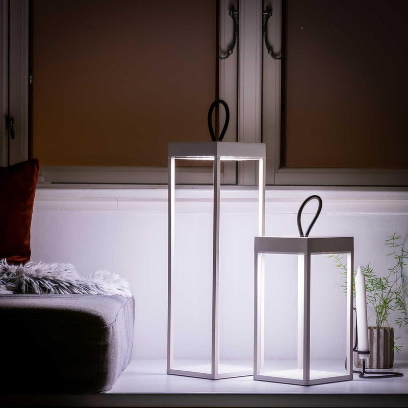 Lucerna lanterne/lykt 50 cm IP65 - Hvit-Utebelysning Hagebelysning-LOOM Design-LF-802-003-Lightup.no