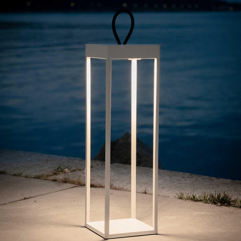 Lucerna lanterne/lykt 50 cm IP65 - Hvit-Utebelysning Hagebelysning-LOOM Design-LF-802-003-Lightup.no