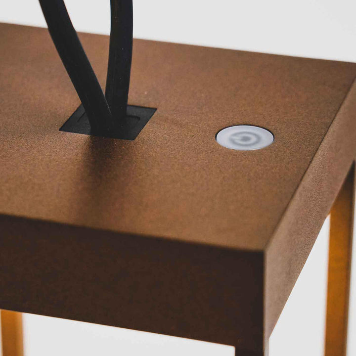 Lucerna lanterne/lykt 50cm IP65 - Corten-Utebelysning Hagebelysning-LOOM Design-Corten-LF-802-006-Lightup.no