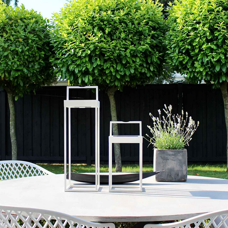 Lucerna solcelle og oppladbar 50 cm - Hvit-Utebelysning Hagebelysning-LOOM Design-LF-806-004-Lightup.no