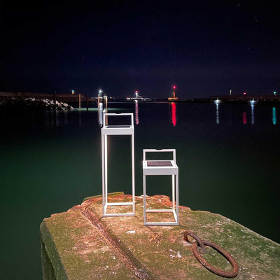 Lucerna solcelle og oppladbar 50 cm - Hvit-Utebelysning Hagebelysning-LOOM Design-LF-806-004-Lightup.no
