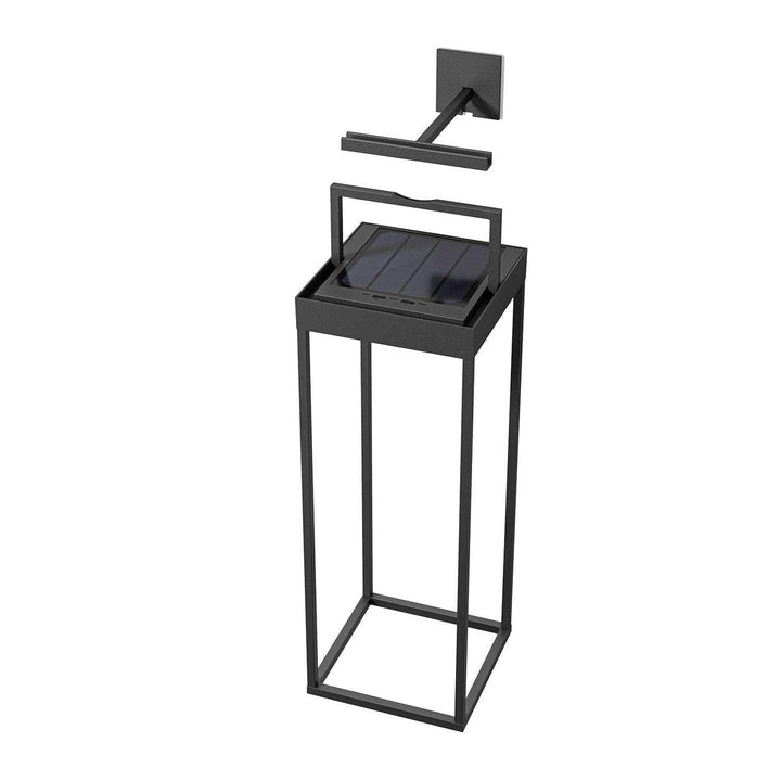Lucerna solcelle og oppladbar 50 cm - Svart-Utebelysning Hagebelysning-LOOM Design-Svart-LF-806-005-Lightup.no