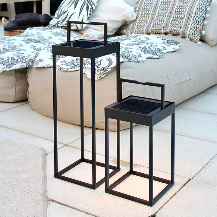 Lucerna solcelle og oppladbar 50 cm - Svart-Utebelysning Hagebelysning-LOOM Design-Svart-LF-806-005-Lightup.no