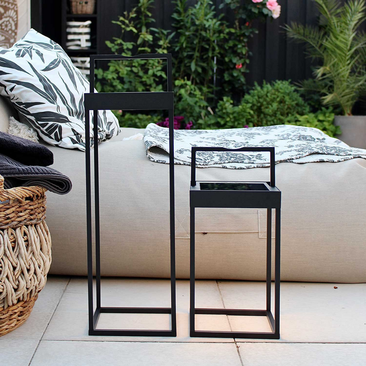 Lucerna solcelle og oppladbar 50 cm - Svart-Utebelysning Hagebelysning-LOOM Design-Svart-LF-806-005-Lightup.no
