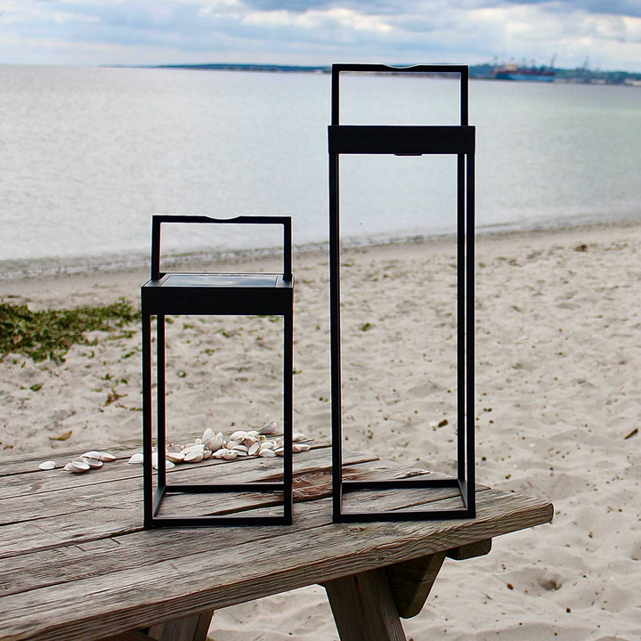 Lucerna solcelle og oppladbar 50 cm - Svart-Utebelysning Hagebelysning-LOOM Design-Svart-LF-806-005-Lightup.no