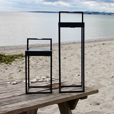 Lucerna solcelle og oppladbar 50 cm - Svart-Utebelysning Hagebelysning-LOOM Design-LF-806-005-Lightup.no