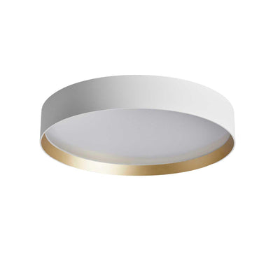 Lucia taklampe 45 cm 24 watt dimbar - Hvit/Gull farget-Taklamper-LOOM Design-LF-805-013-Lightup.no