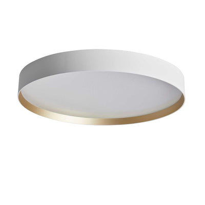 Lucia taklampe 60 cm 46 watt dimbar - Hvit/Gull farget-Taklamper-LOOM Design-LF-805-009-Lightup.no