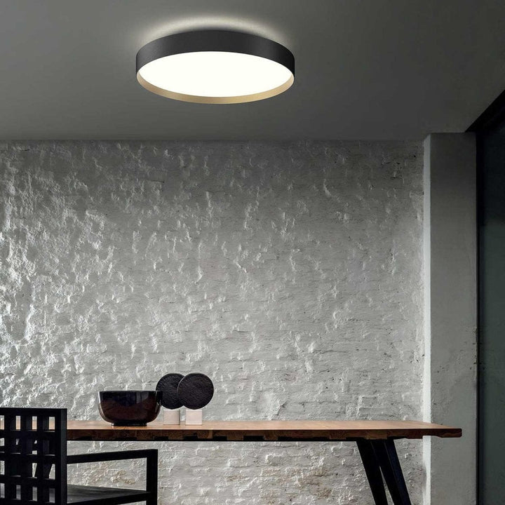 Lucia taklampe 60 cm 46 watt dimbar - Svart/Gull farget-Taklamper-LOOM Design-LF-805-008-Lightup.no