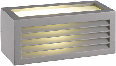 Lule III vegglampe utendørs IP54 E27 - Sølvfarget-Utebelysning vegg opp og ned-Malmbergs-9977238-Lightup.no