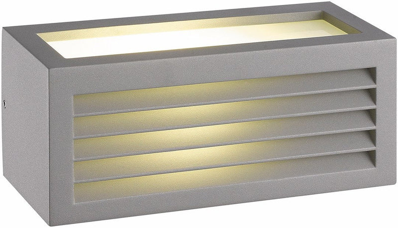Lule III vegglampe utendørs IP54 E27 - Sølvfarget-Utebelysning vegg opp og ned-Malmbergs-9977238-Lightup.no