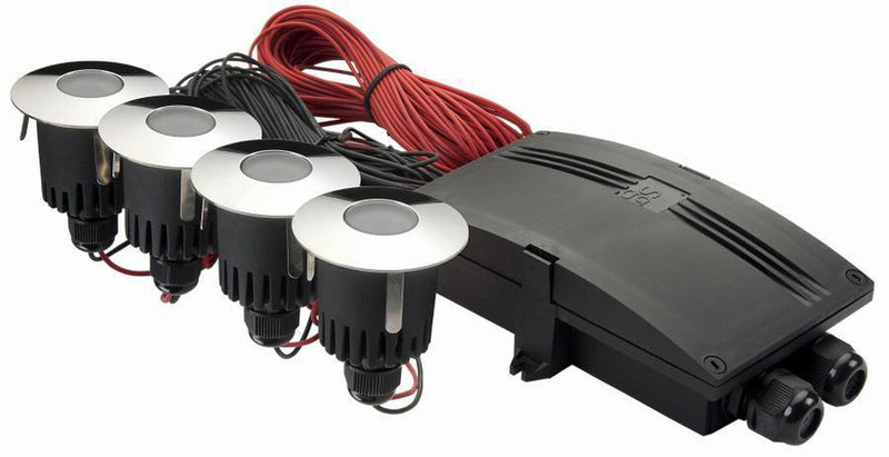Luna 4X1W led uplight sett-Utebelysning uplight-Sg Armaturen As-3100172-Lightup.no