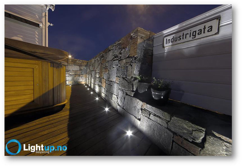 Luna 4X1W led uplight sett-Utebelysning uplight-Sg Armaturen As-3100172-Lightup.no