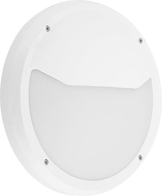 Luno Nuova vegglampe 30 cm utendørs IP65 13W 3000K IK6-Utebelysning vegg veggskjold-NorDesign-Hvit-3259120-Lightup.no