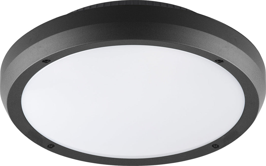 Luno taklampe 30 cm utendørs IP65 E27 - Grafitt grå-Utebelysning taklampe-NorDesign-3150586-Lightup.no